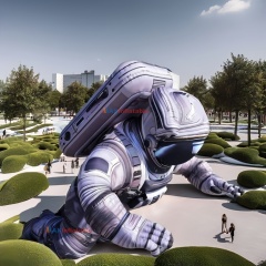Inflatable Astronaut Spaceman Cartoon Character
