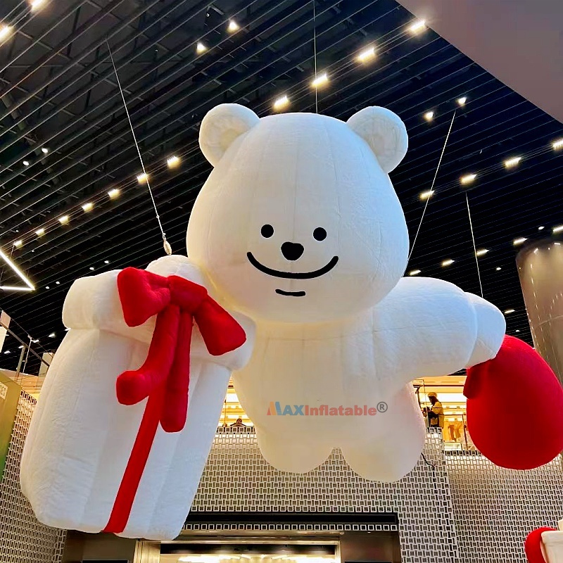 Giant Inflatable Hanging Bear Mascot Display
