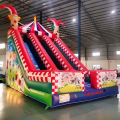 Kids cartoon character large inflatable slide for party rental