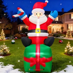 The Night Watcher – 6ft Santa Who Refuses to Sleep Before Christmas