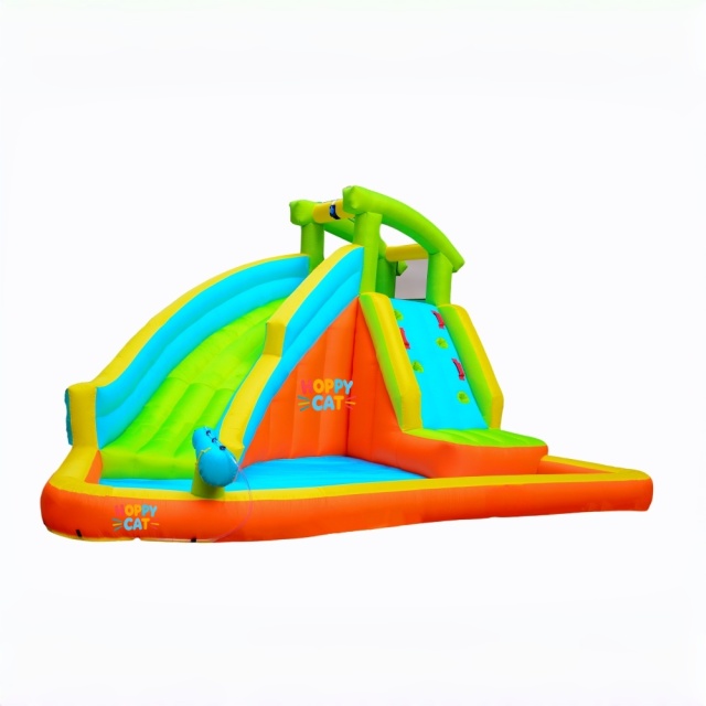 Kids backyard Summer Fun Combo Inflatable Water Slide Park