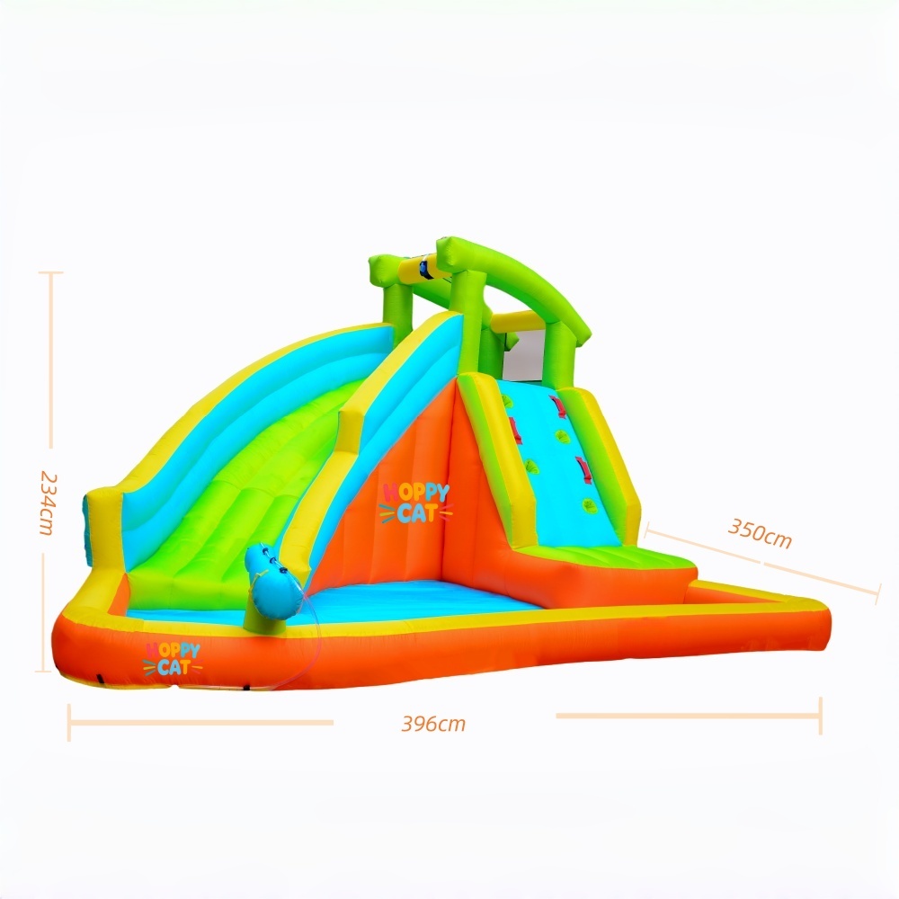 Kids backyard Summer Fun Combo Inflatable Water Slide Park