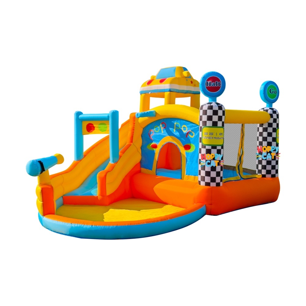 HOPPYCAT Inflatable Castle & Slide Combo – Family Use (Oxford Fabric)