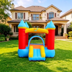 Hoppycat Inflatable Bounce House With Slide for Birthday Gift