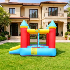 Hoppycat Inflatable Bounce House With Slide for Birthday Gift