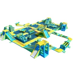 Heavy Duty Inflatable Floating Outdoor Water Park Equipment
