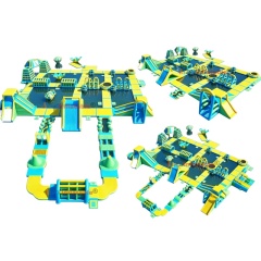 Heavy Duty Inflatable Floating Outdoor Water Park Equipment