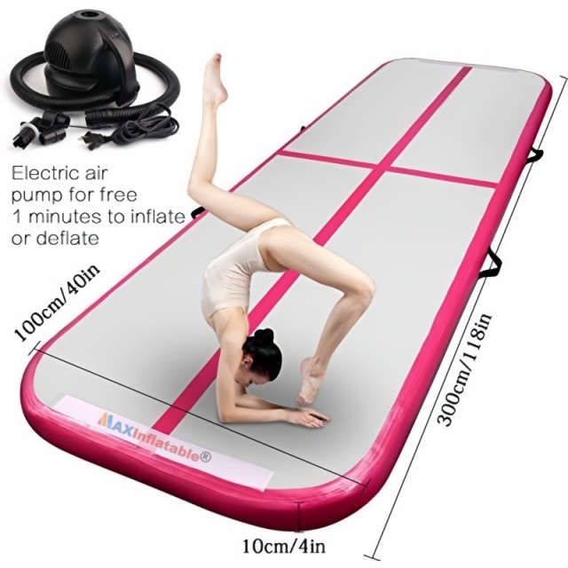 Inflatable Gymnastics Airtrack Tumbling Air Track Floor Yoga Mat