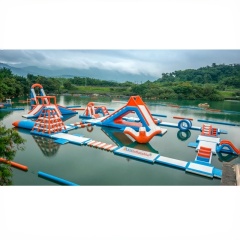Durable 0.9mm PVC Inflatable Water Obstacle Course Game Park