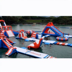 Durable 0.9mm PVC Inflatable Water Obstacle Course Game Park