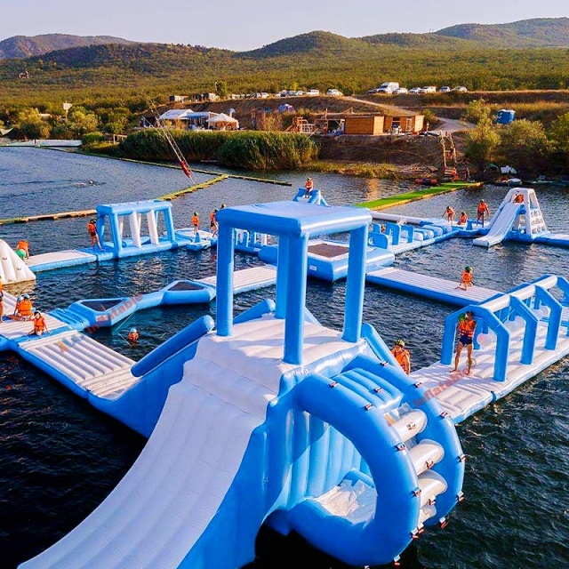 Modular Floating Water Park for Lakes & Resorts