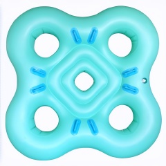 Heavy Duty 4 Riders Inflatable Water Tube