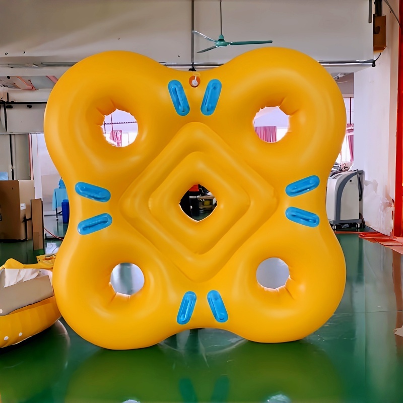 Heavy Duty 4 Riders Inflatable Water Tube