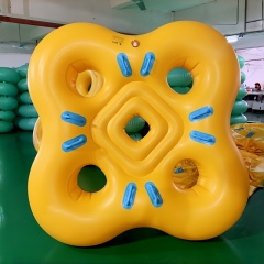 Heavy Duty 4 Riders Inflatable Water Tube
