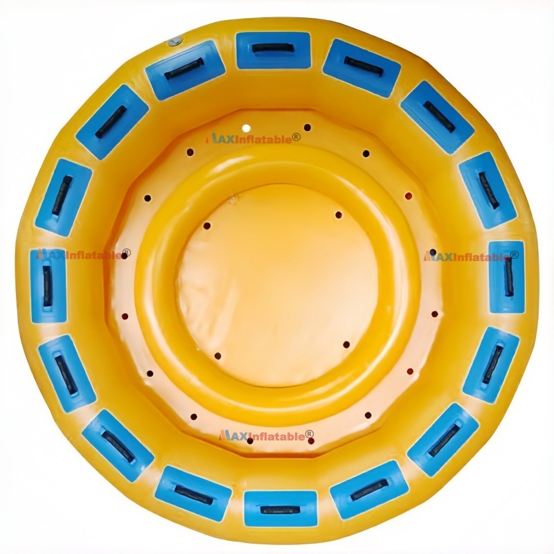 Factory Direct 4/6/8-Person Inflatable Round Water Raft for Water Parks