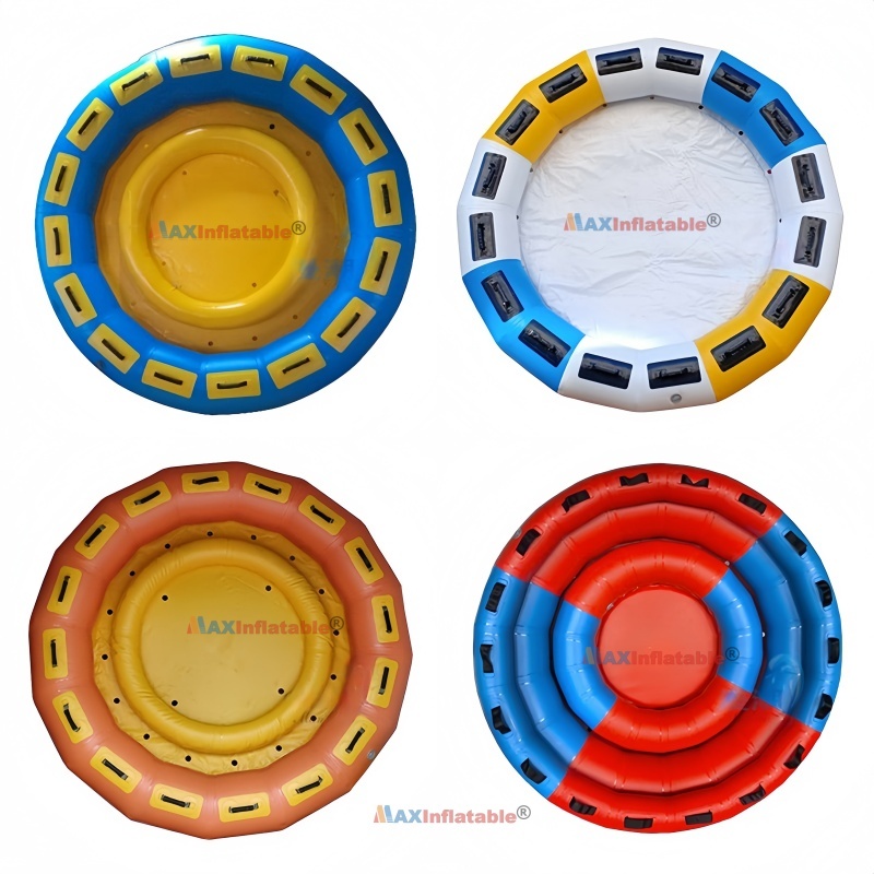Factory Direct 4/6/8-Person Inflatable Round Water Raft for Water Parks