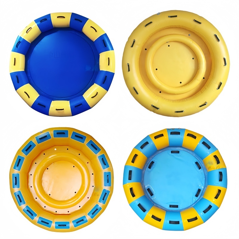 Factory Direct 4/6/8-Person Inflatable Round Water Raft for Water Parks