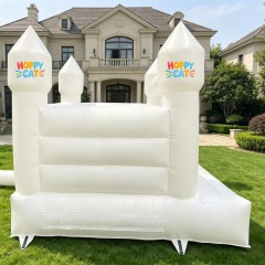 Premium White Commercial Bounce House for Wedding & Event Rentals