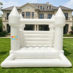 White Bouncy Castle for Wedding & Party