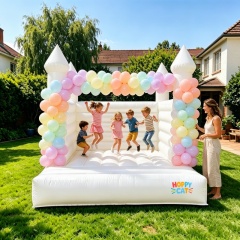 Premium White Commercial Bounce House for Wedding & Event Rentals