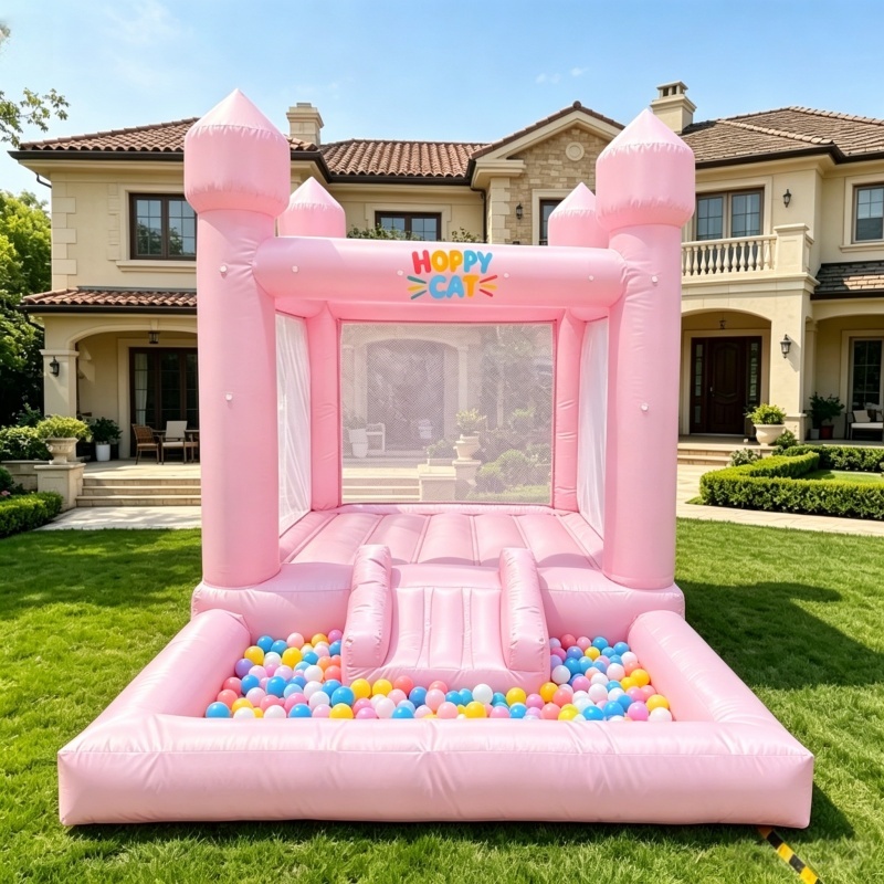 PVC Tarpaulin Kids Inflatable Jump House with Ball Pit for Wedding Party