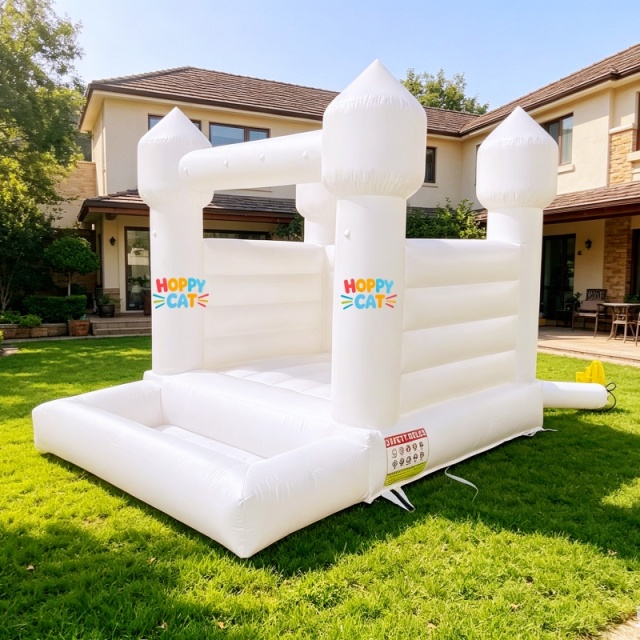 White Bouncy Castle for Wedding & Party