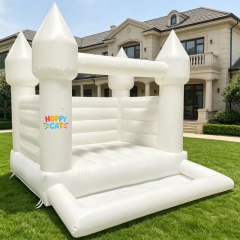 White Bouncy Castle for Wedding & Party