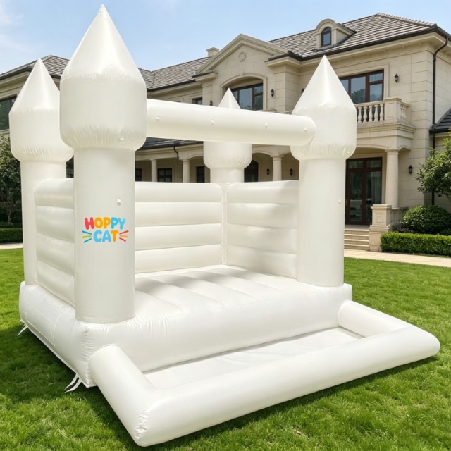 White Bouncy Castle for Wedding & Party