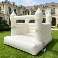 Premium White Commercial Bounce House for Wedding & Event Rentals