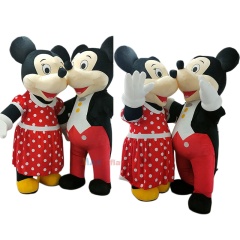 Inflatable Mickey and Minnie Mouse Mascot Costume