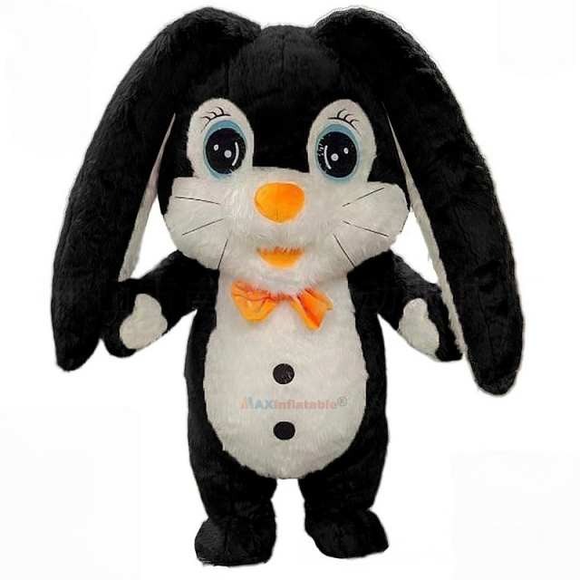 Inflatable Longer Ears Rabbit Mascot Costume