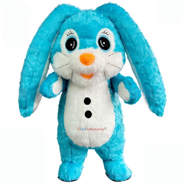 Inflatable Longer Ears Rabbit Mascot Costume