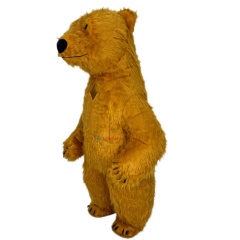 Inflatable Brown Polar Bear Mascot Costume