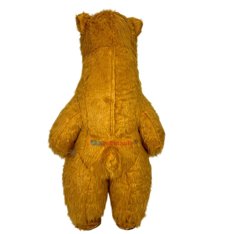 Inflatable Brown Polar Bear Mascot Costume