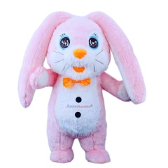 Inflatable Longer Ears Rabbit Mascot Costume