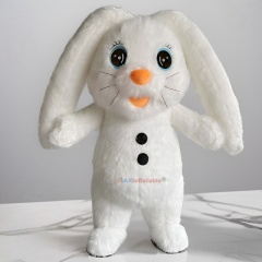 Inflatable Longer Ears Rabbit Mascot Costume