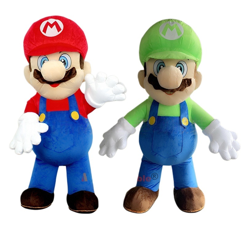 Inflatable Mickey and Minnie Mouse Mascot Costume