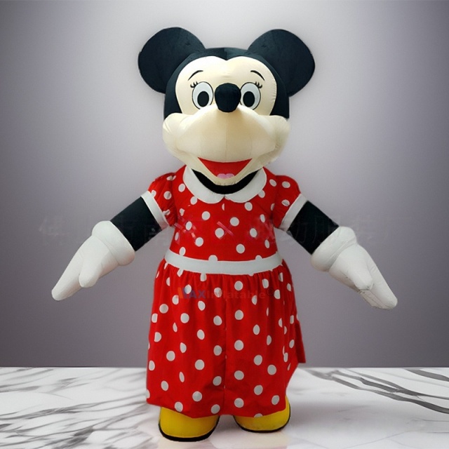 Inflatable Mickey and Minnie Mouse Mascot Costume