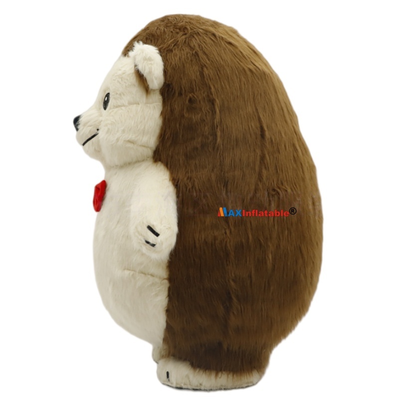 Inflatable Plush Hedgehog Mascot Costume