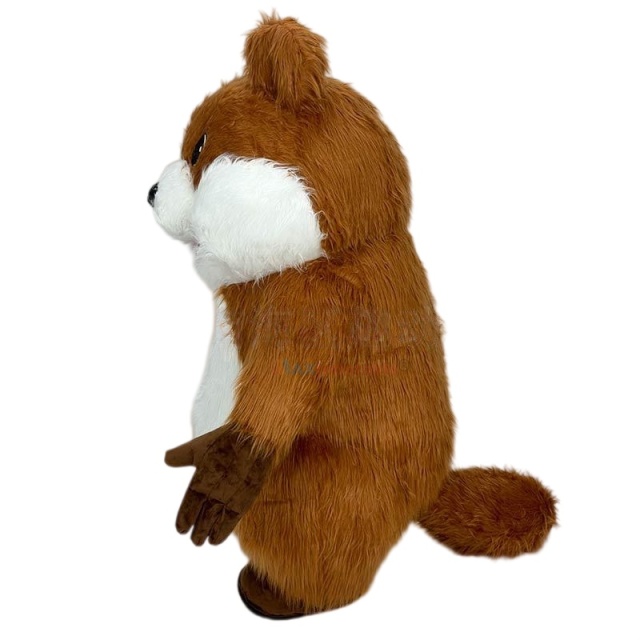 Inflatable Plush Squirrel Mascot Costume