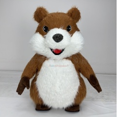 Inflatable Plush Squirrel Mascot Costume