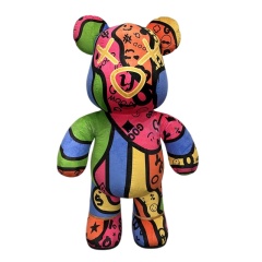 Inflatable Colorful Bear Mascot Costume