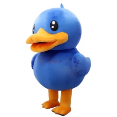 Inflatable Yellow Duck Mascot Costume