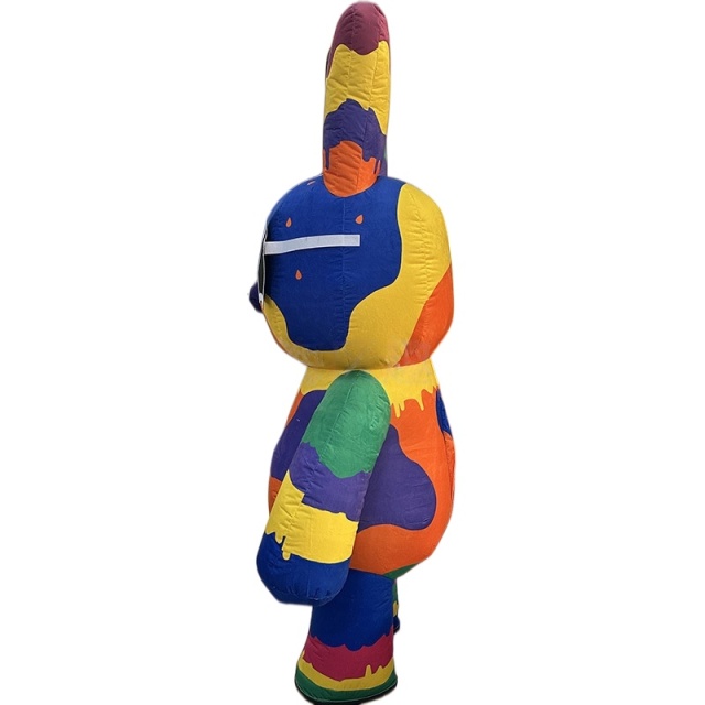 Inflatable Colorful Bear Mascot Costume