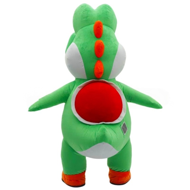 Full Set Customizable Green Dinosaur Inflatable Mascot Costume