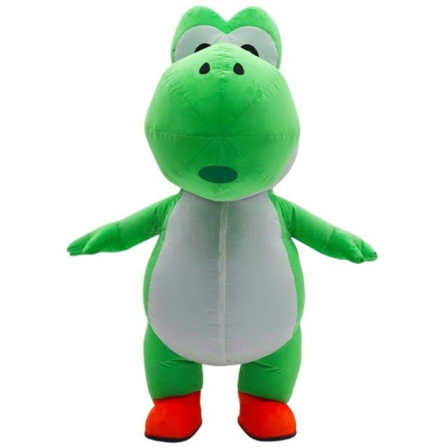 Full Set Customizable Green Dinosaur Inflatable Mascot Costume