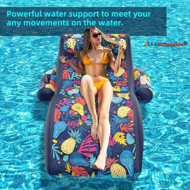 MAXInflatable Inflatable S-shaped Water Lounge Float