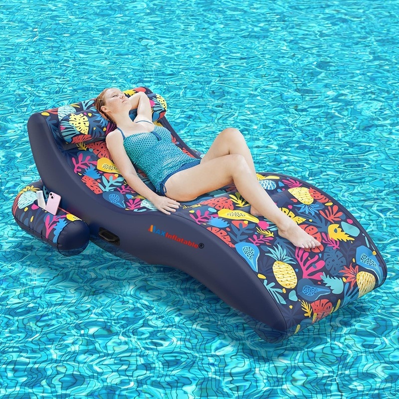MAXInflatable Inflatable S-shaped Water Lounge Float