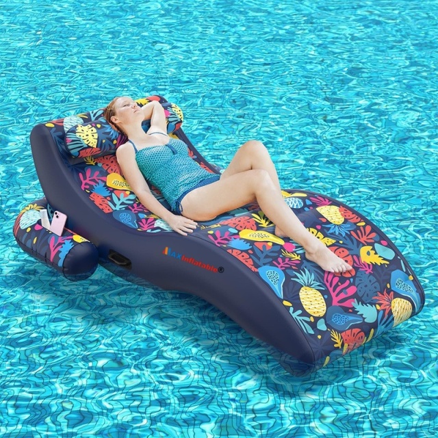 MAXInflatable Inflatable S-shaped Water Lounge Float