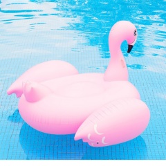 Giant Inflatable Pink Flamingo Pool Float